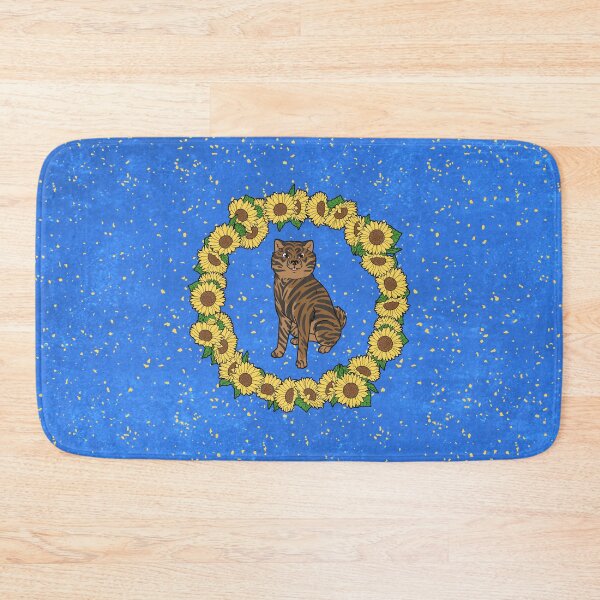Item preview, Brindle Hokkaido and Himawari Sunflowers Wreath (All-Over Print) designed and sold by HokkaidoHANA.