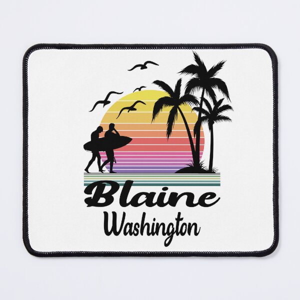 Item preview, Blaine Washington Seaside Retro Sunset designed and sold by Home-Spirit.