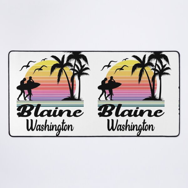 Item preview, Blaine Washington Seaside Retro Sunset designed and sold by Home-Spirit.