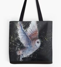 Nachthimmel Schleiereule Tote Bag