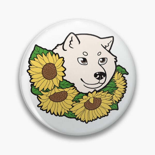 Item preview, White Hokkaido Face and Himawari Sunflowers - Peace for Ukraine designed and sold by HokkaidoHANA.