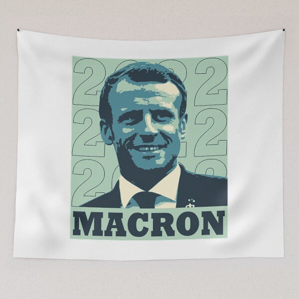 Item preview, France Presidential Elections 2022 Macron-Philippe Poutou designed and sold by GiftsProShop.