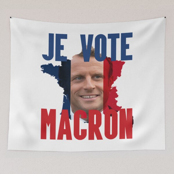 Item preview, France Presidential Elections 2022 Macron-Philippe Poutou designed and sold by GiftsProShop.