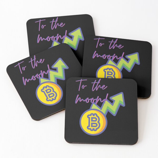 Item preview, bitcoin to the moon designed and sold by julset.