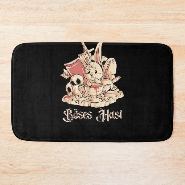 Item preview, Funny horror bunny named Evil Bunny with blood cup designed and sold by Cedinho.