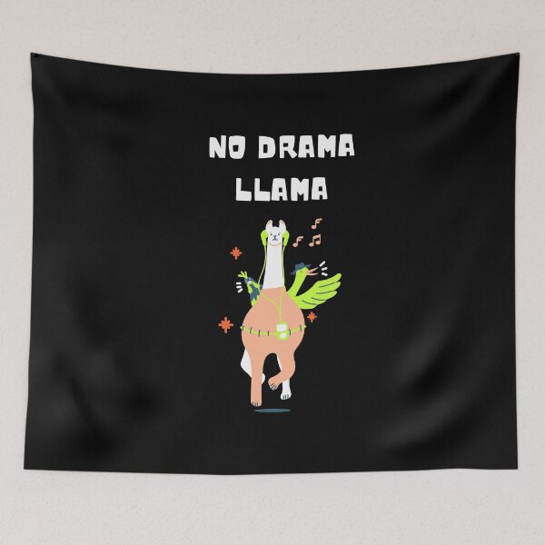 Item preview, No Drama Llama designed and sold by Nilima Bano ⭐⭐⭐⭐.