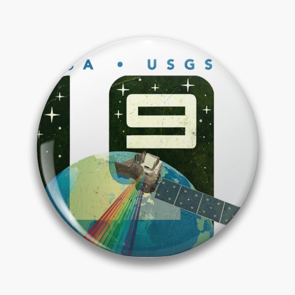 Item preview, LANDSAT 9 logo mission - vintage look Essential T-Shirt designed and sold by BurcGeorgikeas.