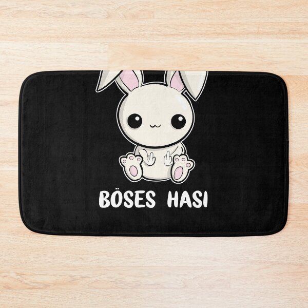 Item preview, Cute Little Evil Horror Bunny Showing Both Middle Fingers designed and sold by Cedinho.