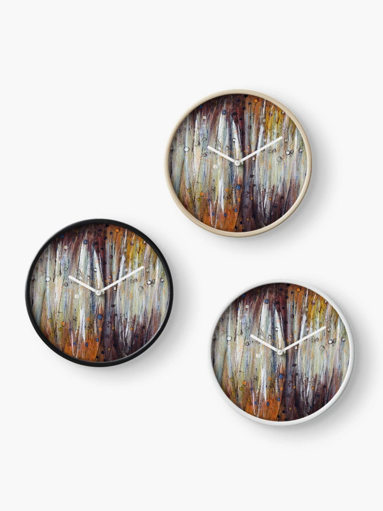 Thumbnail 3 of 4, Clock, Abstract Patterns One designed and sold by Lynne Taetzsch.