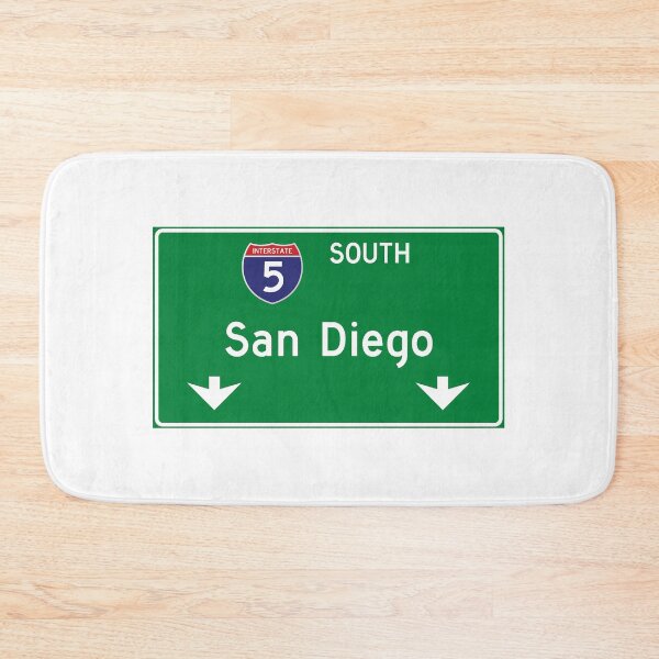 Item preview, San Diego Interstate 5 Highway Sign designed and sold by Cityscape-Guy.