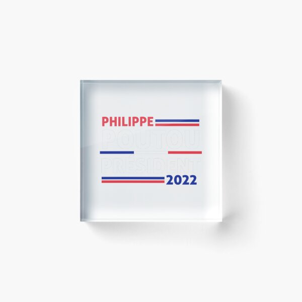 Aperçu de l'œuvre France Élections présidentielles 2022 Macron-Philippe Poutou créée et vendue par GiftsProShop.
