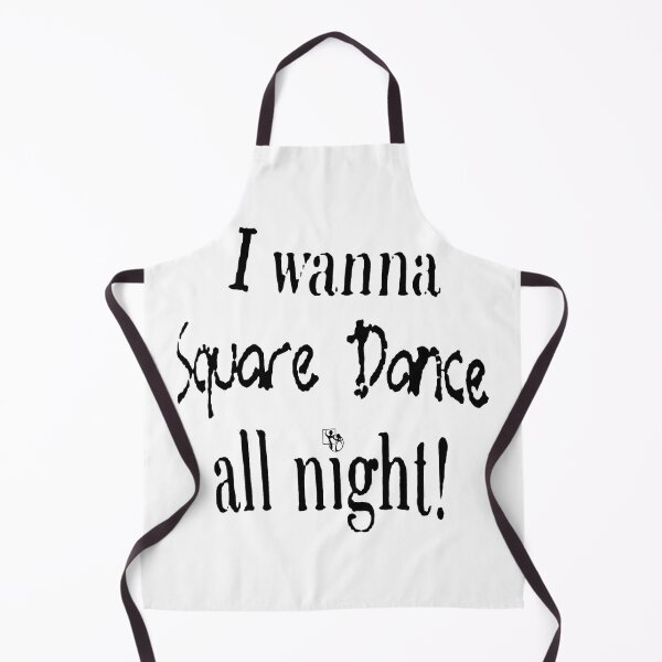 Item preview, I Wanna SQD BLK designed and sold by Square Dancing Gifts & Merchandise.
