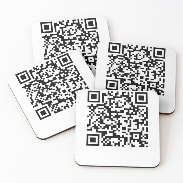 Artikelvorschau, Code-wesentliches T-Shirt Rick Roll QR entworfen und verkauft von AttilMerenyi.