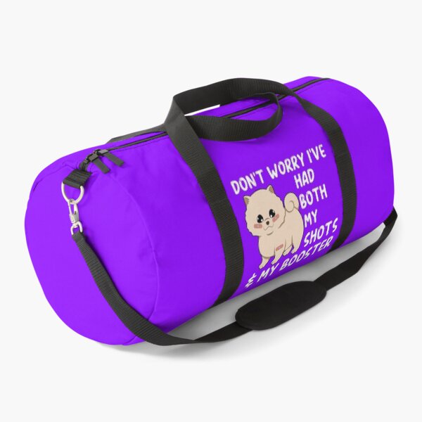 Item preview, Don't Worry I've Got Both My Shots - Kawaii Pomeranian designed and sold by MacAndMoose.