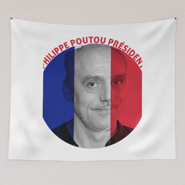 Item preview, France Presidential Elections 2022 Macron-Philippe Poutou designed and sold by GiftsProShop.