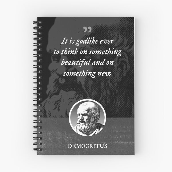 Item preview, Democritus - It is godlike ever to think on something beautiful and on something new designed and sold by Syahrasi.