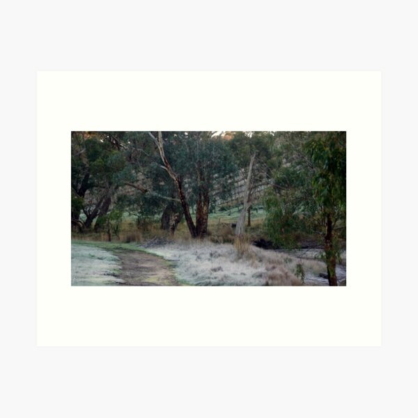 Item preview, Frosty Morning - Adelaide Hills - Fleurieu Peninsula by South Australian artist Avril Thomas designed and sold by MagpieSprings.