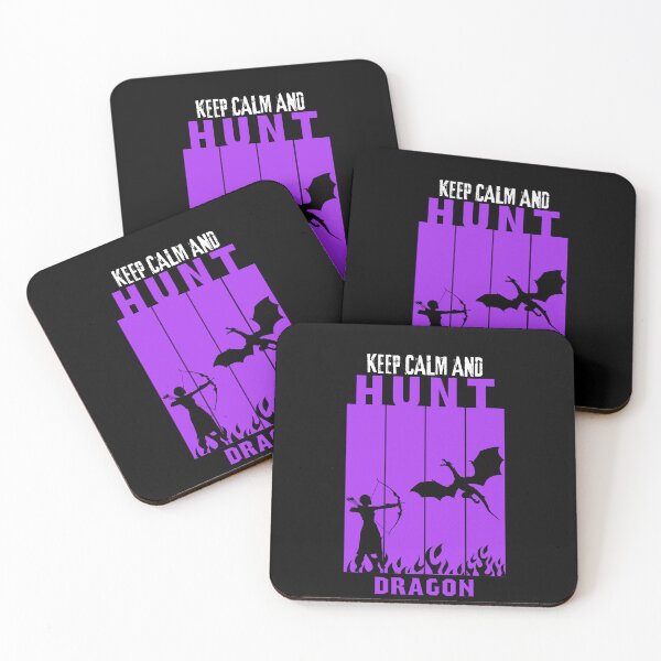 Item preview, keep calm and hunt dragons designed and sold by Jackaliofficial.