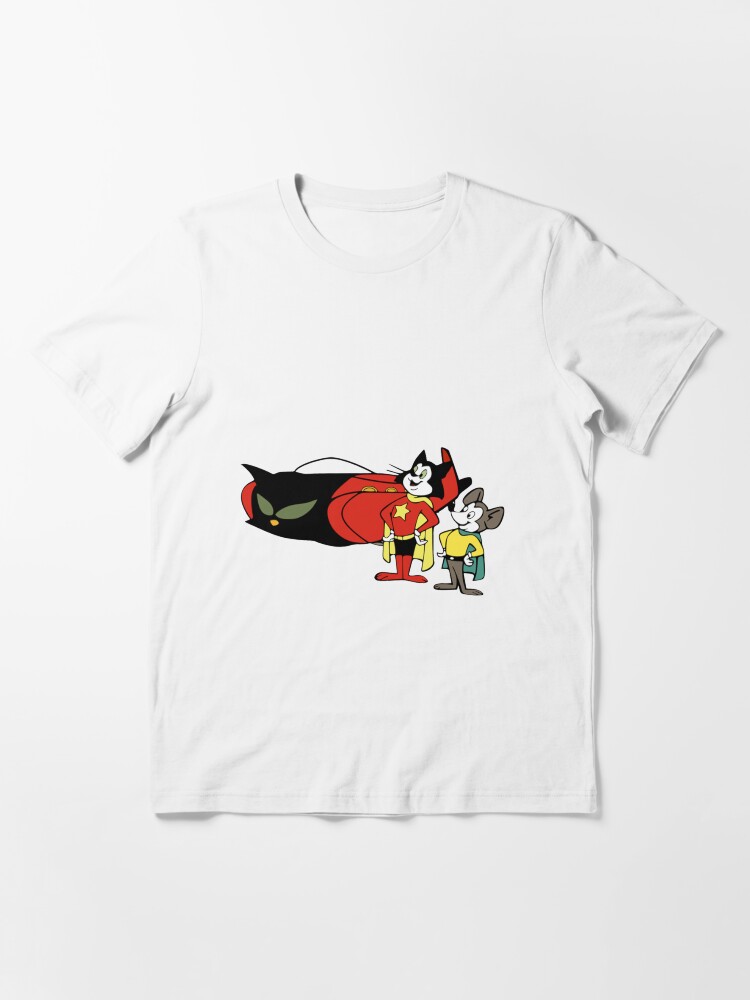 courageous cat and minute mouse t shirt