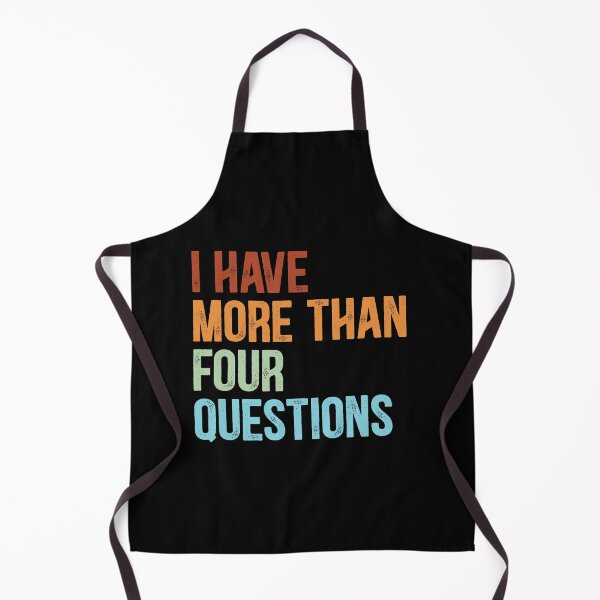 Item preview, I Have More Than Four Questions Vintage Retro designed and sold by Dolphin Graphic.