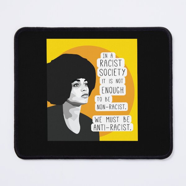 Item preview, Vintage Angela Davis Anti-Racism Quote Is Safe Ways You Can designed and sold by BentonKochiyama.