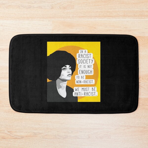 Item preview, Vintage Angela Davis Anti-Racism Quote Is Safe Ways You Can designed and sold by BentonKochiyama.