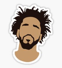 Pegatina J Cole Silhouette