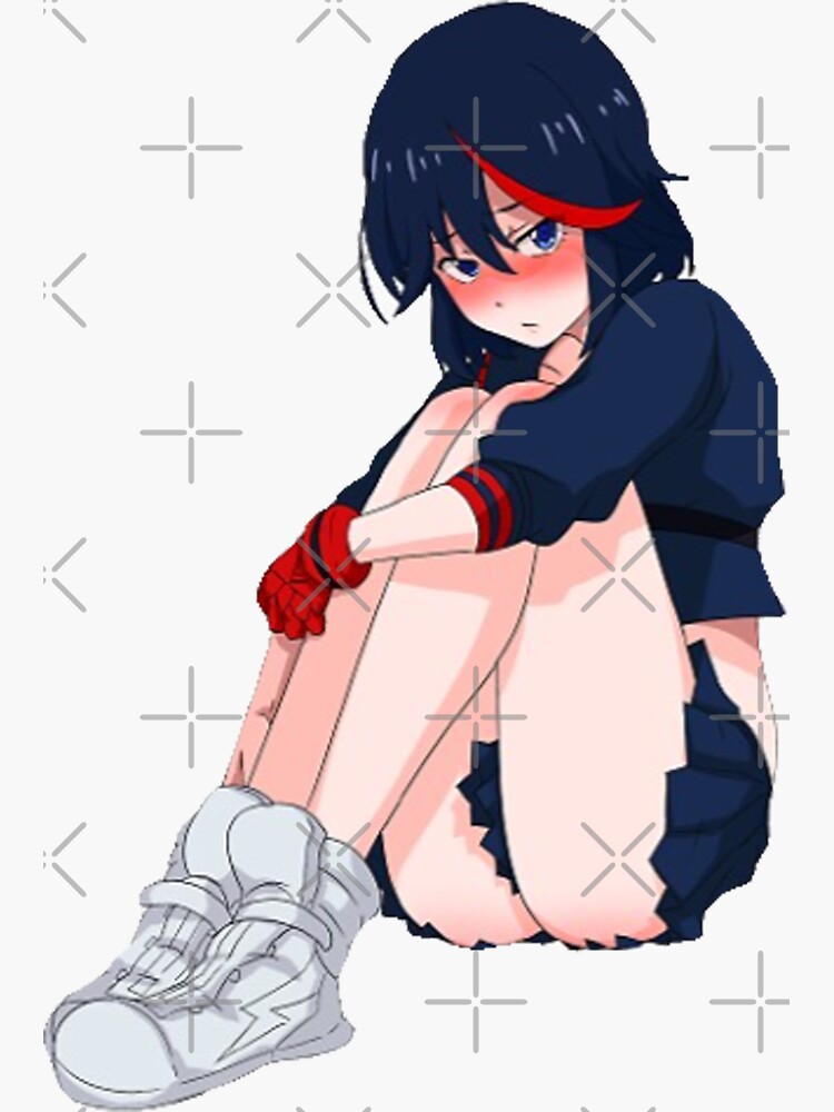 Blushing Ryuko Matoi Hentai Ecchi Hentai Kill La Kill Sticker By Ammarattshop Redbubble