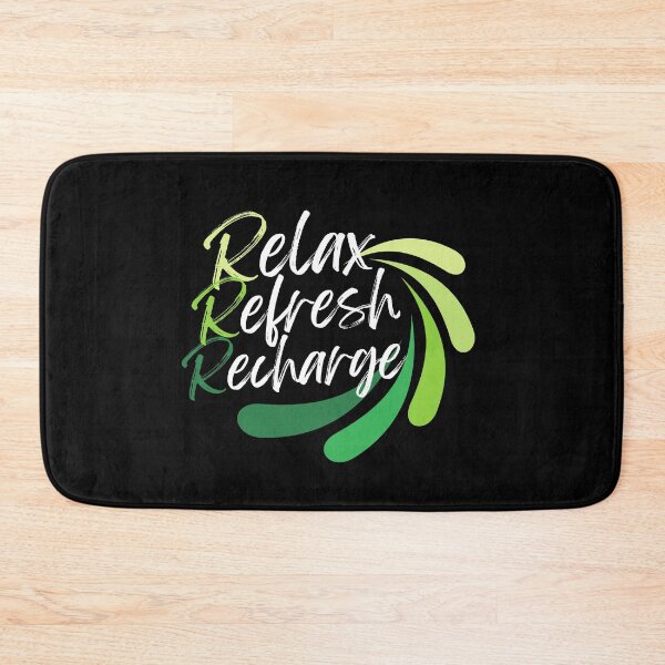 Item preview, Relax Refresh Recharge (Green) designed and sold by GeeHanz.
