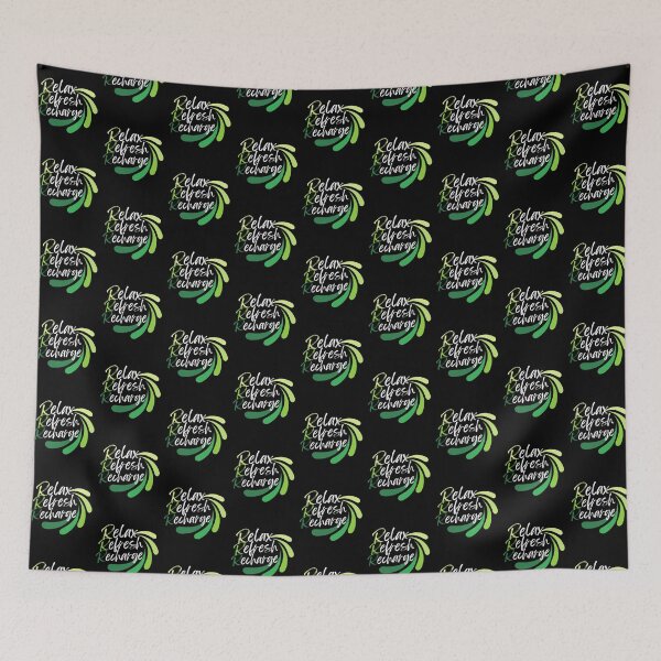 Item preview, Relax Refresh Recharge (Green) designed and sold by GeeHanz.