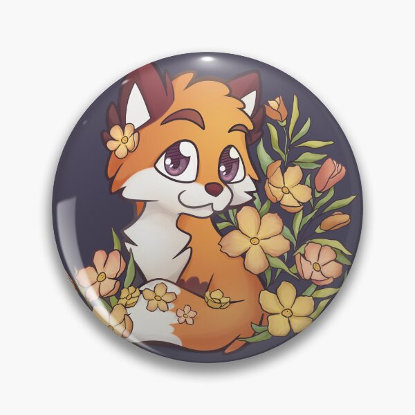 Item preview, Fox in the field of flowers designed and sold by Nura-Fuks.