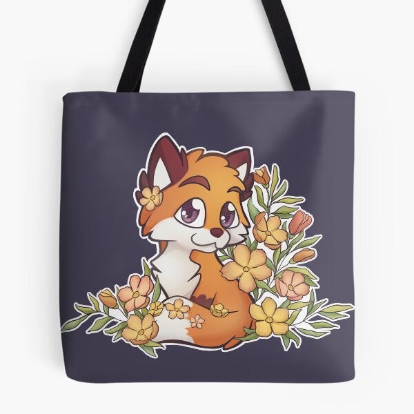 Item preview, Fox in the field of flowers designed and sold by Nura-Fuks.