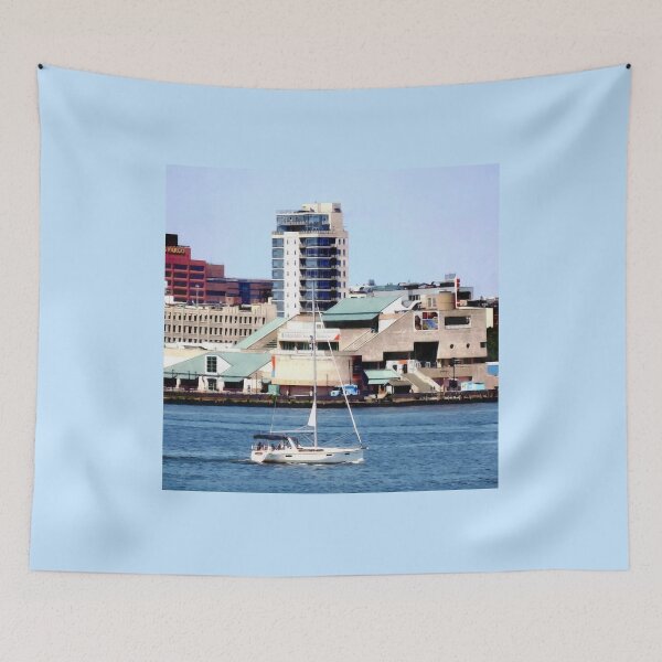 Item preview, Philadelphia PA - Sailboat by Penn's Landing designed and sold by Susan Savad.