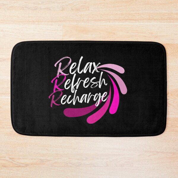 Item preview, Relax Refresh Recharge (Pink) designed and sold by GeeHanz.