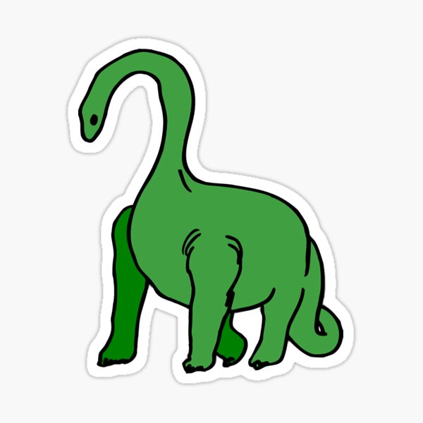 Item preview, Green Brontosaurus designed and sold by YuhitiKaisha.
