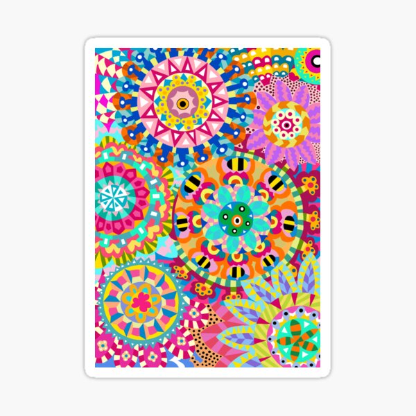Flor 3 Pegatina