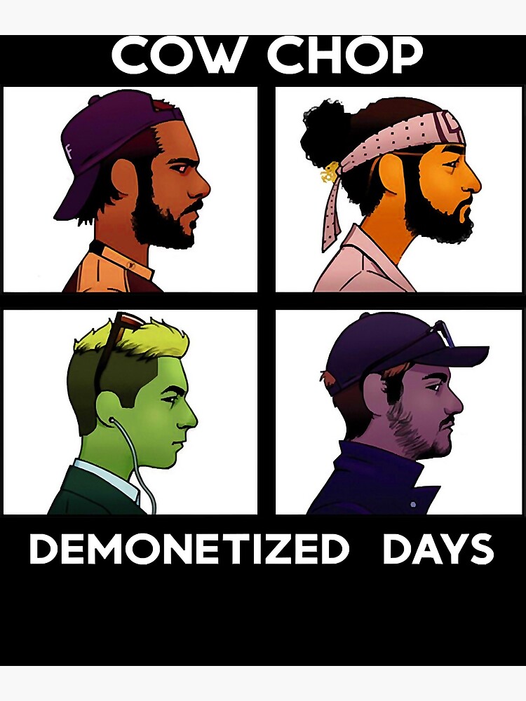 "The Updated Days Cow Chop Cow Chop Logo Funny Hope