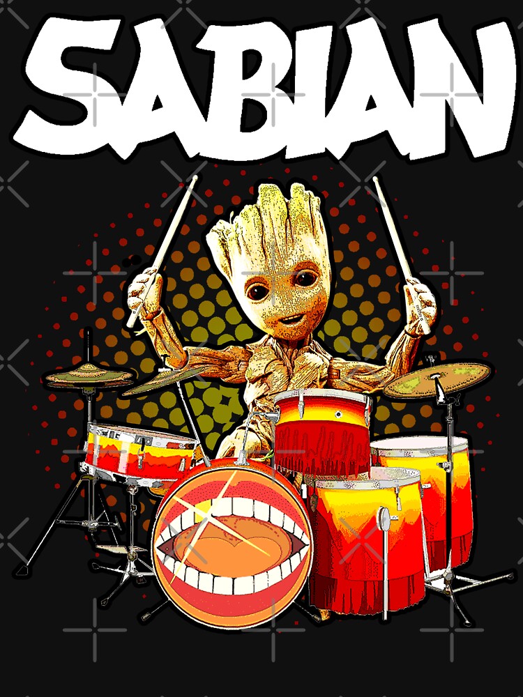 "BABY G DRUMMER SABIAN CYMBALS" Tshirt for Sale by TEEjDESIGN