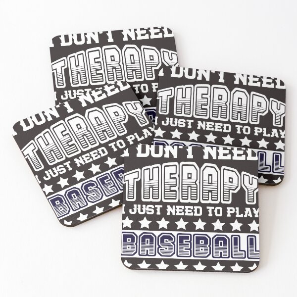 Item preview, I Don't Need Therapy I Just Need To Play Baseball designed and sold by RED FIR.