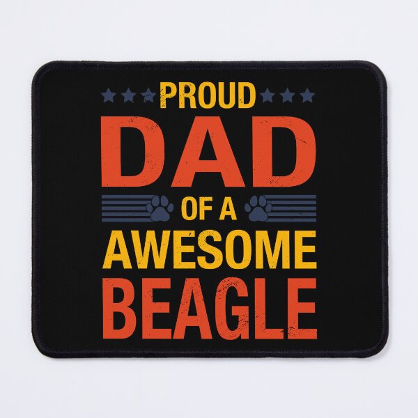 Item preview, Awesome Beagle Dad Quote Fathers Day Funny Dog Lover Saying designed and sold by RJ-Art.