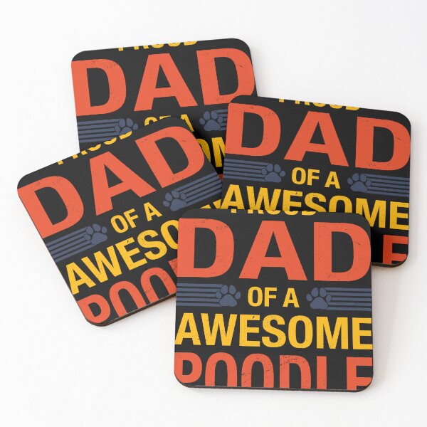 Item preview, Awesome Poodle Dad Quote Fathers Day Funny Dog Lover Saying designed and sold by RJ-Art.