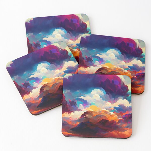 Item preview, colorful clouds designed and sold by ururuty.