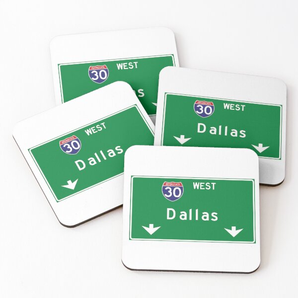 Item preview, Dallas Interstate 30 Highway Sign designed and sold by Cityscape-Guy.