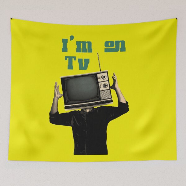 Item preview, I'm happy, the TV controls my mind designed and sold by Goliardika-Shop.