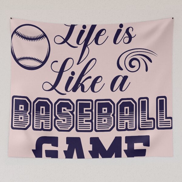 Item preview, Life Is Like Baseball Game designed and sold by RED FIR.
