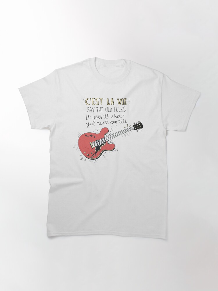 Alternate view of Chuck Berry Tribute Illustration Classic T-Shirt