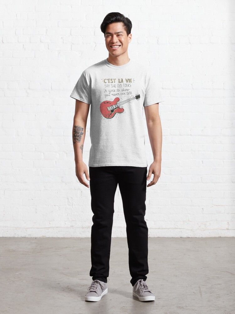Alternate view of Chuck Berry Tribute Illustration Classic T-Shirt