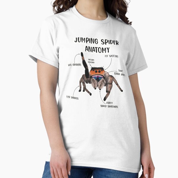 Item preview, Jumping Spider Anatomy designed and sold by Spinyflowerart.