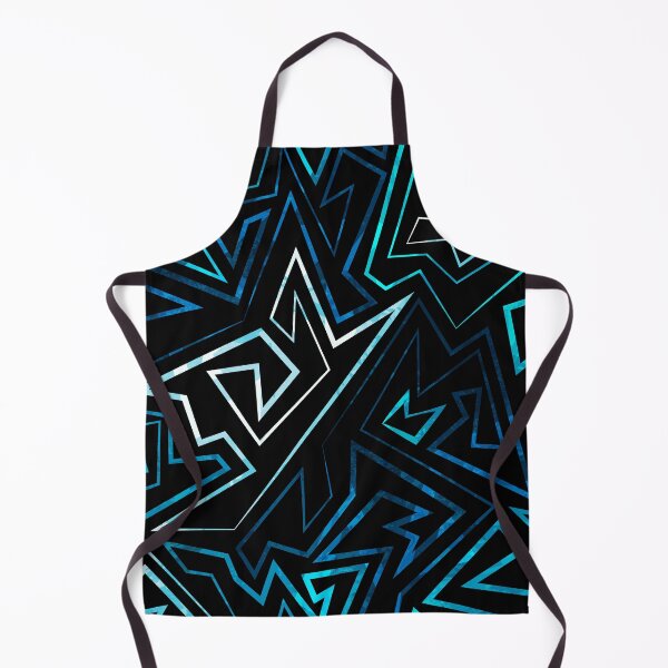 Item preview, Dark Blue Geometric ZigZag designed and sold by Vector Scout Lab.