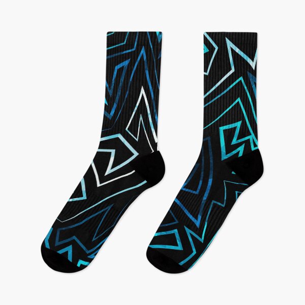 Item preview, Dark Blue Geometric ZigZag designed and sold by Vector Scout Lab.